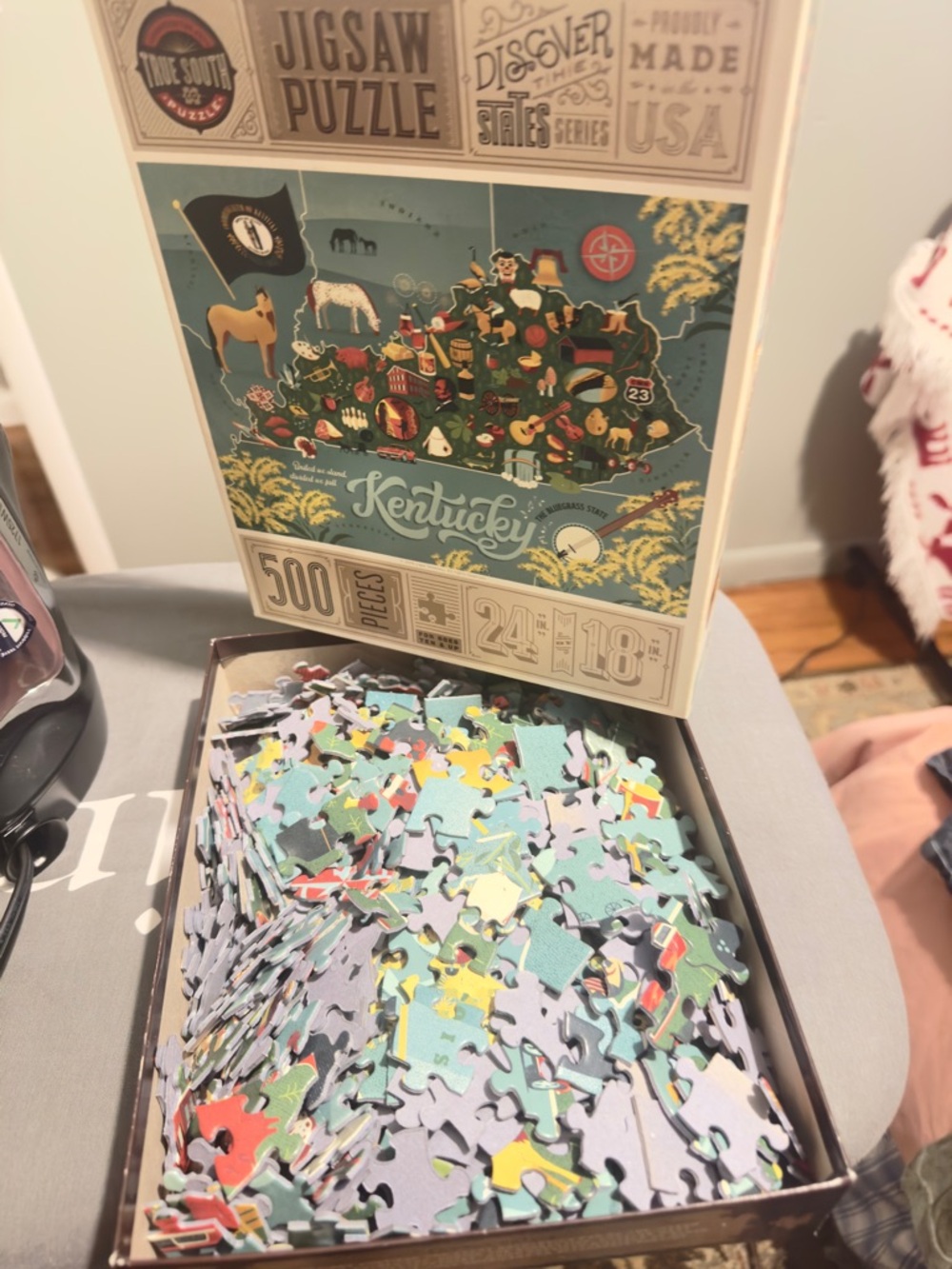 True South Kentucky Jigsaw Puzzle
500 pieces - Picture 4 of 4